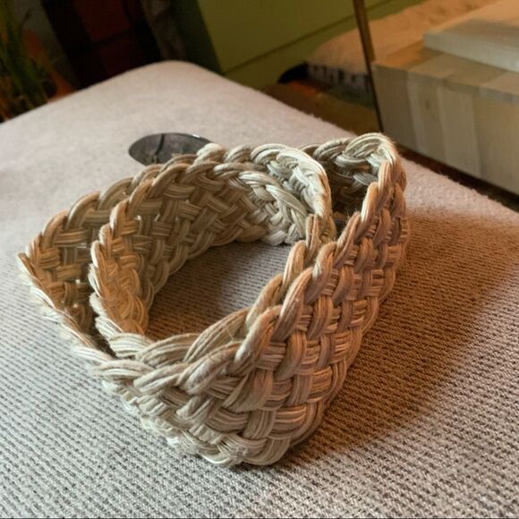 Marjorie Baer hand Embellished adjustable 2” Designer Belt - Picture 5 of 8